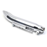 Classic TURN OUT silencer Short Chrome