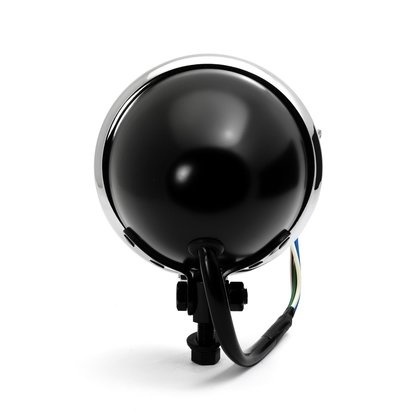 4,5" Old School Headlight black/chrome