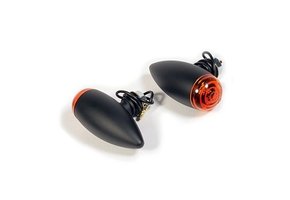 Bullet turn signals Black Mini