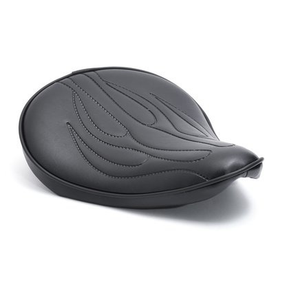 Solo Seat Small Black Flamed Extra Dun
