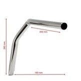 Handlebar "Pasadena Style", 1" inch, chrome