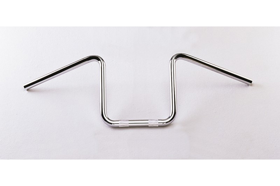 FEHLING Z-bar, gebogen, 7/8 inch, 75cm, chroom