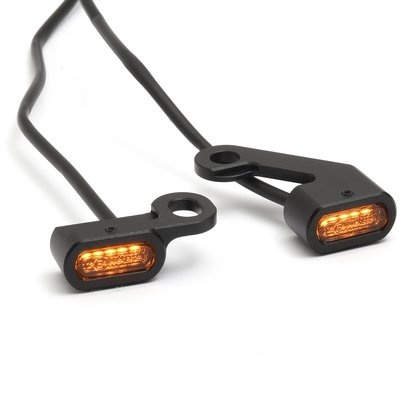 Mini-LED-knipperlichten voor stuurschakelaar zwart