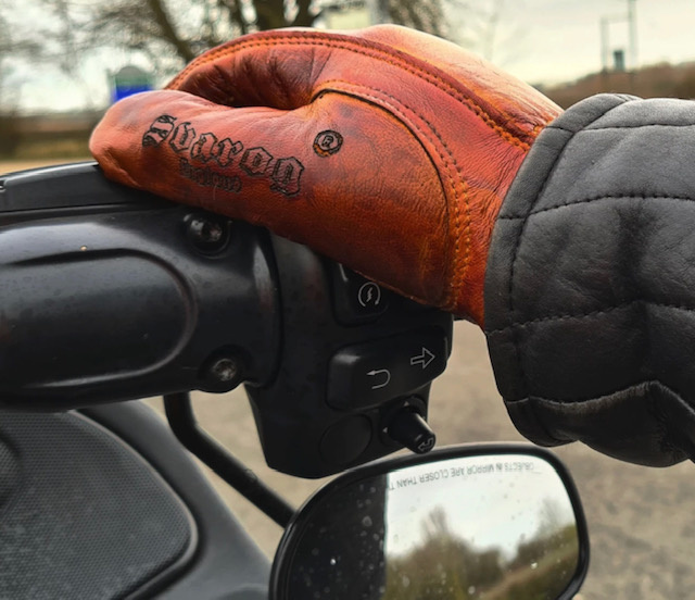 Svarog Eagle 7819 Real Leather Biker Gloves