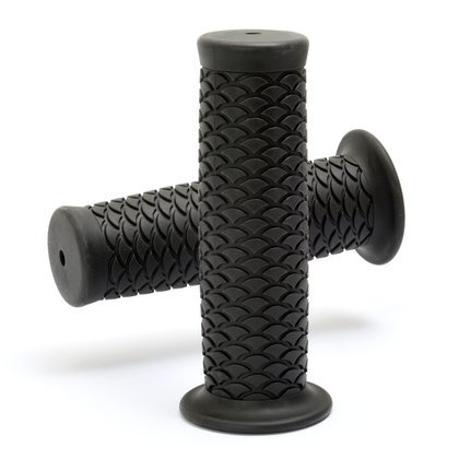 Megalon Fish Scale Grips in antracietgrijs  22 mm en 25,4 mm sturen.