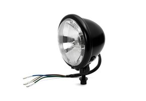4.5" Oldschool Headlight black, ECE