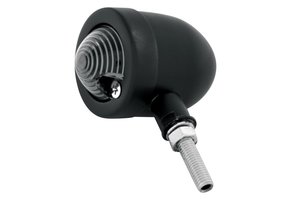 Highway Hawk Blinker „Bullet Light Small“ schwarz mit bernsteinfarbener Linse