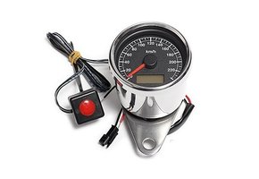 Mini Speedometer 60mm K1.0 Black Face