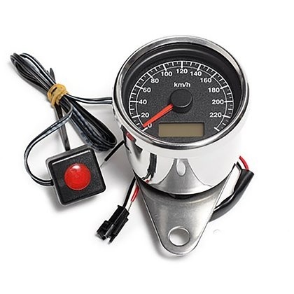 Analoge mini-snelheidsmeter voor Harley-Davidson® of Moto Guzzi®