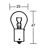 Light bulb P21W