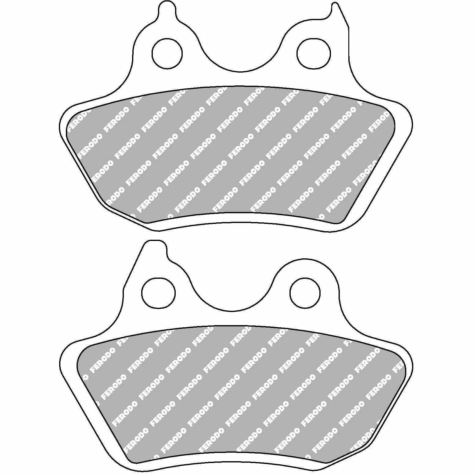 Gesinterde remblokken FDB 2202 ST
