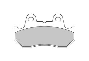 Gesinterde remblokken FDB 244 ST