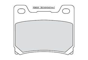 FERODO Gesinterde remblokken FDB 337 ST
