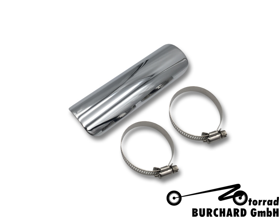 Highway Hawk Hitzeschutz Hitzeschild „Smooth“ Motorradauspuff