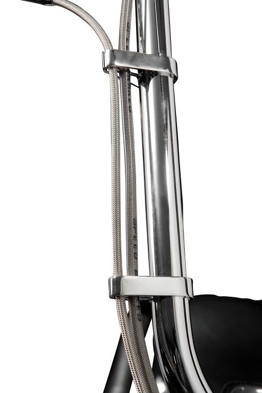 Throttle cable clamp for double cable