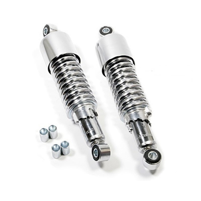 Chromed Custom Shocks to lower the Bike 11"