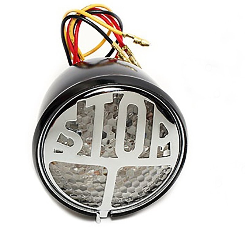 Millers Taillight, LED technology, clear lens, for universal use, E-approved,