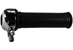 Throttle handle with set of rubbers. 22mm