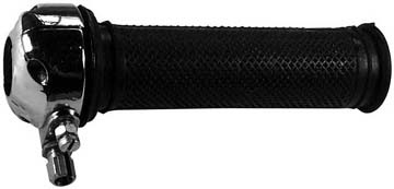 Throttle handle with set of rubbers. 22mm