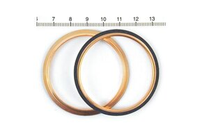 Round copper exhaust gaskets