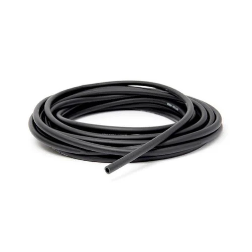 100cm black rubber fuel hose 6mm or 1/4" bore.