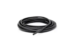 black rubber fuel hose