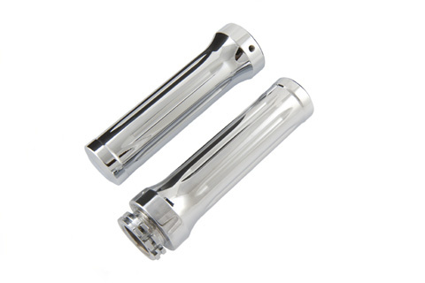 CNC Straight (pair) Chromed