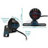 Black Aluminum Prison Tail Light LED with Bracket