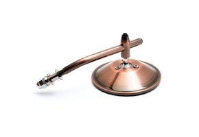 Spiegel rond kort koper 3"