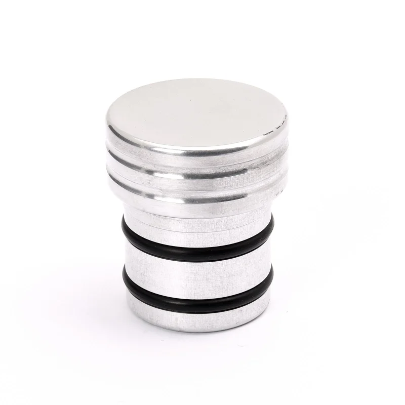 Solid aluminum oil plug