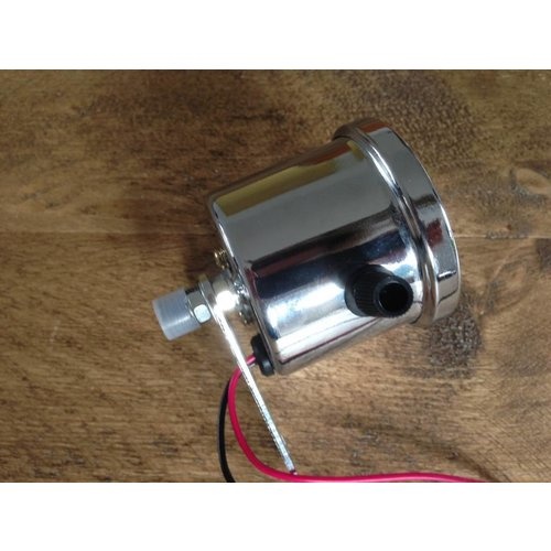 Kilometerzähler + Tageskilometerzähler Chrom