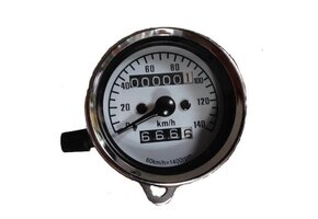 Odometer + Trip counter Chrome