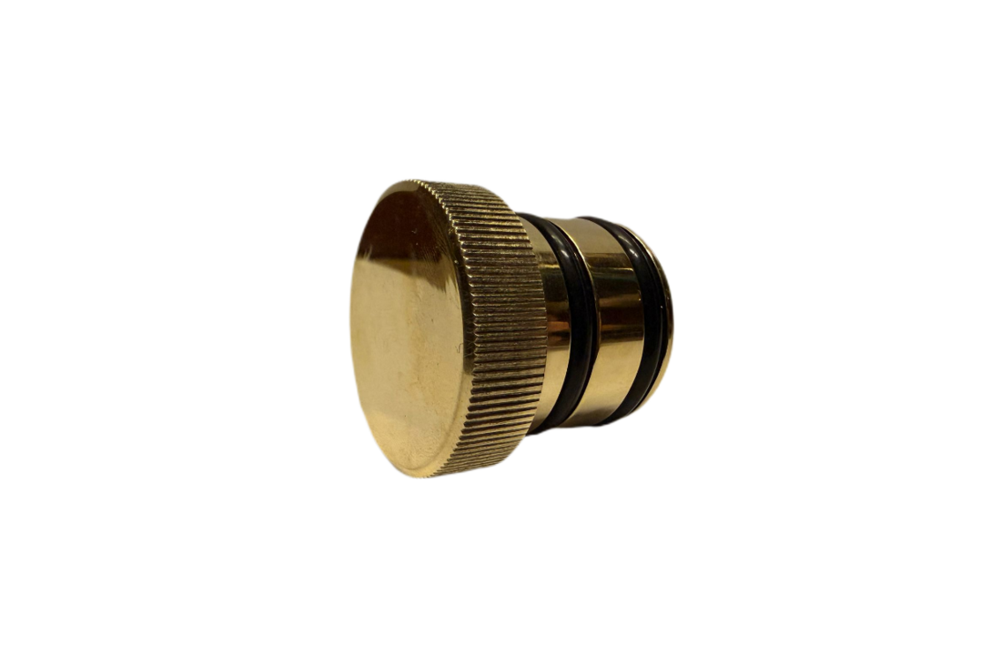 Brass oil plug