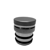 Solid aluminum oil plug