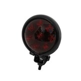 Universelle LED-Rückleuchte, schwarz, Cafe-Racer-Typ, Bates-Stil