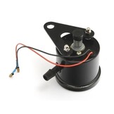 Mini speedometer 60 mm black with black dial