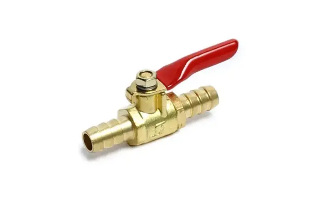 Messing inline-benzinekraan 10 mm / 3/8 inch