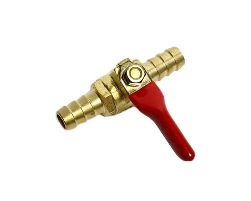 Messing inline-benzinekraan 10 mm / 3/8 inch