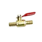 Messing benzinekraan voor in de leiding, 8 mm (5/16")