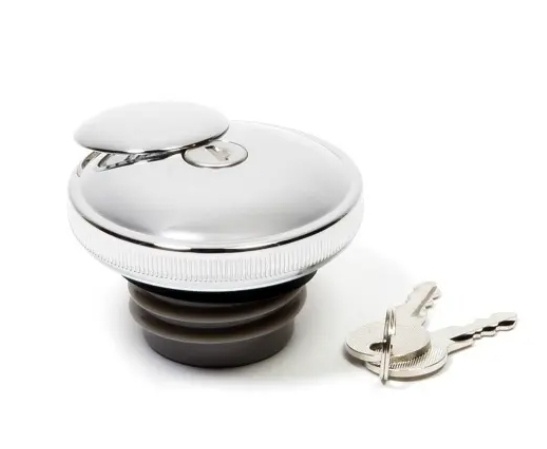 Gas Cap 36-73 Chromed Cam Style