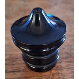 Olietank plug van geanodiseerd zwart aluminium