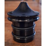 Olietank plug van geanodiseerd zwart aluminium