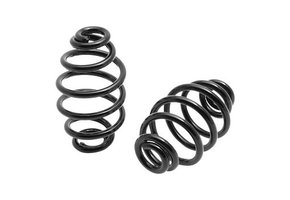 Motorcycle Spiral Springs Black 4 inch
