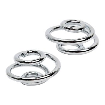 Motorcycle Spiral Springs Chrome 1 inch
