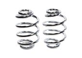Motorcycle Spiral Springs Chrome 3 inch