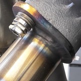 Exhaust flanges for Harley Davidson Shovelhead - stainless steel