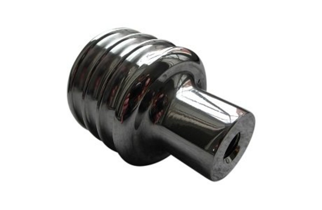 Motorcycle jockey shifter knob - Square - Polished