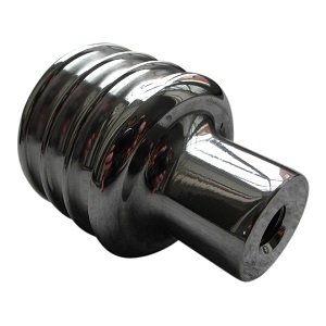 Motorcycle jockey shifter knob - Square - Polished