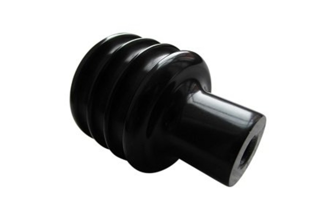 Motorrad Jockey shift knopf - Rechteckig - Schwarz