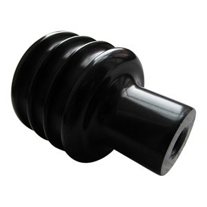 Motorrad Jockey shift knopf - Rechteckig - Schwarz